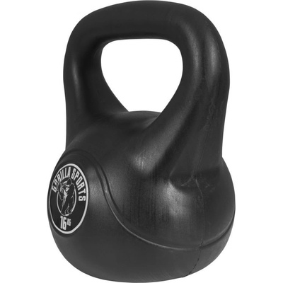 Gorilla Sports kettlebell činka plast 16 kg – Zbozi.Blesk.cz