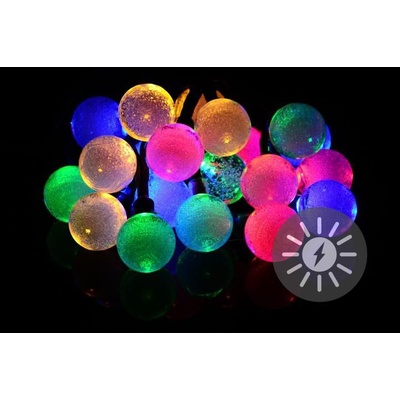 Garthen solární světelný řetěz 20 LED D36746 barevný