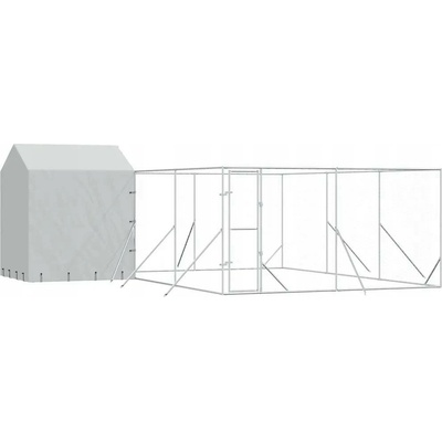 VidaXL Kotec kovová 600 x 600 x 250 cm
