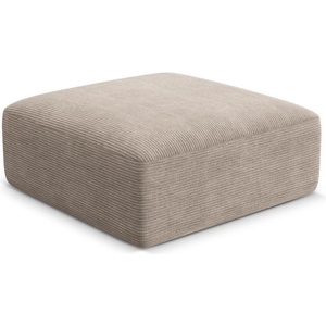 Cosmopolitan Design Светлокафява табуретка от рипсено кадифе Campi - Cosmopolitan Design (COS_POUF_266_F1_CAMPI1)