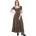 KILLSTAR Дамска рокля KILLSTAR - Grim Gretchen - Brown Tartan - KSRA013726