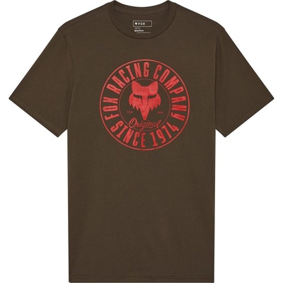 Fox Emblem SS Prem Tee military green 2025