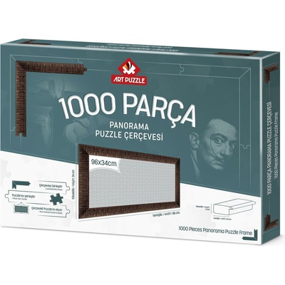 Art Puzzle Рамка за панорамен пъзел Art Puzzle - Кафява, за 1000 части (14622)