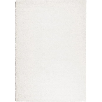 Шаги килим с дълъг косъм, модерен, кремав, 140x200 см