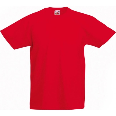 Fruit of the Loom tričko Kids Original T-Shirt red