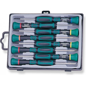 D3750T18S Hodinářské šroubováky, křížové a TORX, sada 8 ks - JONNESWAY D3750T18S