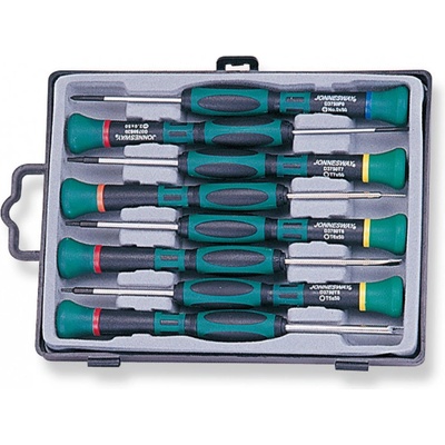 D3750T18S Hodinářské šroubováky, křížové a TORX, sada 8 ks - JONNESWAY D3750T18S