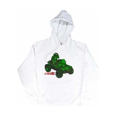 Gorillaz Unisex Pullover Hoodie: Green Jeep