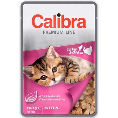 Calibra Cat Premium Kitten Turkey & Chicken 100 g