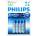 Philips paristo extremelife aaa 4-pack (lr03e4b/10)