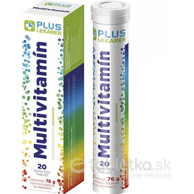 Plus Lékáreň Multivitamín pomaranč 20 šumivých tabliet