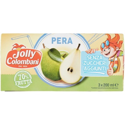 Jolly Colombani hruškový džús bez cukru 3 x 200 ml