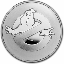 9Fine Mint Stříbrná mince 2 $ Ghostbusters No Ghost Logo 2024 1 oz