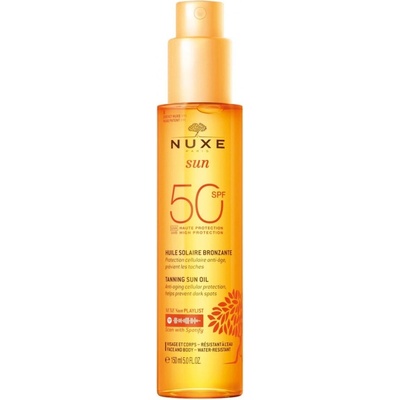 NUXE Sun Tanning Sun Oil High Protection SPF 50 Слънцезащита 150ml