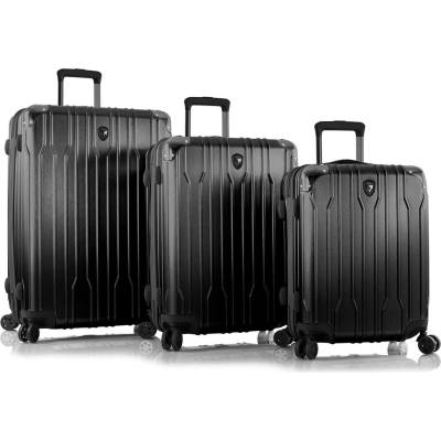 HEYS Комплект пътнически куфари Heys Xtrak S, M, L Black Heys | Cheren | МЪЖЕ | UNI