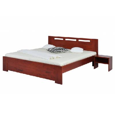Domestav Manželská postel VALENCIA 180 cm buk cink