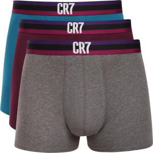 CR7 Комплект три - мъжки боксерки CR7 многоцветни CR7 | Sin Cherven Siv Mnogotsveten | МЪЖЕ | XL