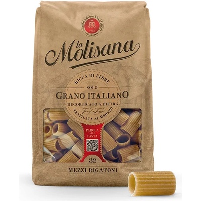 La Molisana Mezzi Rigatoni z celozrnné mouky 0,5 kg