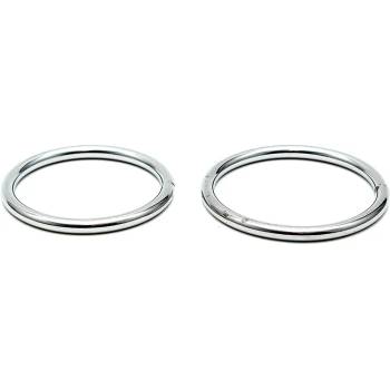 Image 1 of Rimba Welded Metal Cockring Set 7370 50 + 55mm