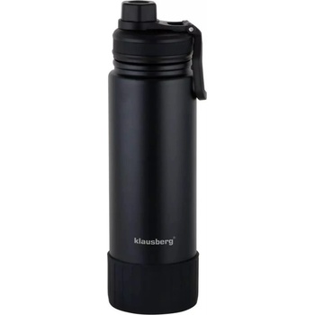 Klausberg Термобутилка Klausberg KB 7637, 720 ml, Двойни стени, Стомана, Черен (KB 7637)