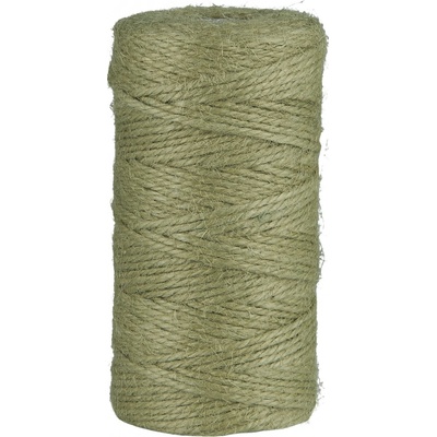 IB LAURSEN Jutový provázek Dusty Green 100 m, zelená barva – Zboží Dáma