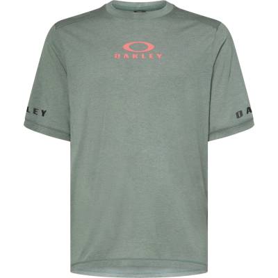 Oakley Мъжка фланелка с къс ръкав за колоездене Oakley Seeker Flow S/S Jersey Cycling jersey - Aviator Green (056-3982-0113)