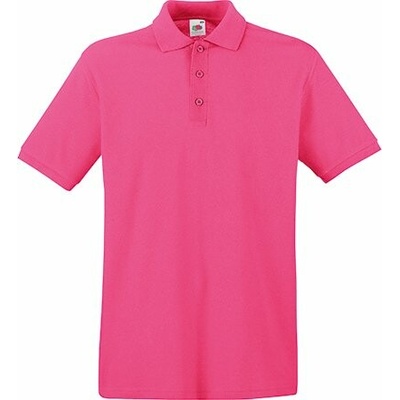 Fruit of the Loom pánská polokošile Premium Růžová fuchsiová F511N