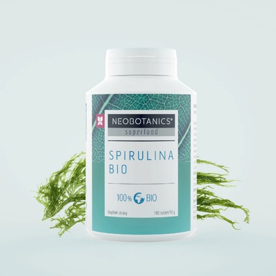 Neobotanics Premium BIO spirulina 180 kapslí