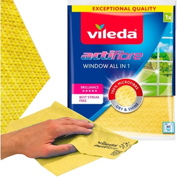 Vileda Actifibre mikrohadřík na okna 1 ks