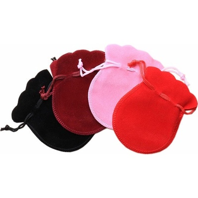 Nefertitis Sametový váček střední NF3743 - bordó – Zboží Mobilmania