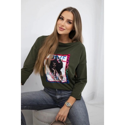 Kesi Dámské tričko LOVE Zelená