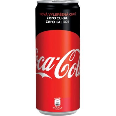 Coca Cola ZERO plech 24 x 330 ml