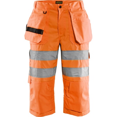 Blåkläder AB 1539 3/4 výstražné nohavice oranžová