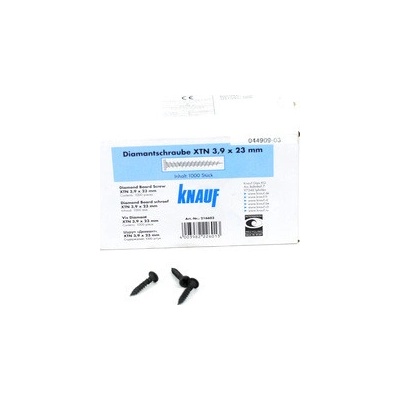 KNAUF Šrouby XTN pro desky DIAMANT 3,9×23 mm – Sleviste.cz