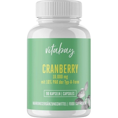 Vitabay Червена боровинка екстракт (10 проантоцианидини) 90 V капсули | Vitabay (VB1592 (N4DH))