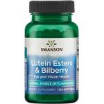 Swanson Lutein Esters & Bilberry [120 Гел капсули]