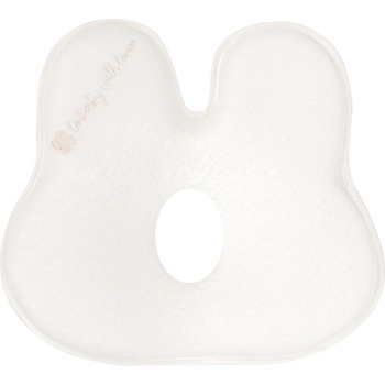 KikkaBoo Мемори ергономична възглавница Bunny Airknit White