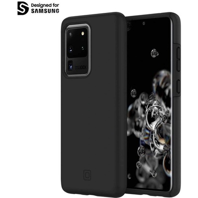 Incipio DualPro Case - удароустойчив хибриден кейс за Samsung Galaxy S20 Ultra (черен)