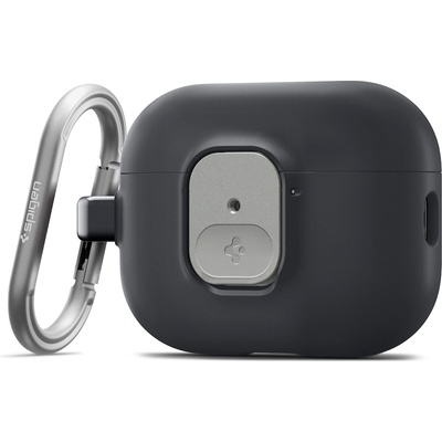 Spigen Хибриден удароустойчив кейс с карабинер за Apple AirPods Pro 3 - Spigen Nano Pop Hybrid Case (черен-прозрачен) (ACS10133)