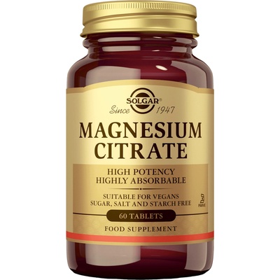 Solgar Magnesium Citrát 200 mg 60 tablet