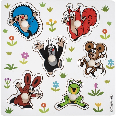 Detoa vkladacie puzzle Krtko malé