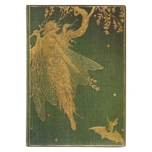 Paperblanks Olive Fairy (Lang's Fairy Books) Midi Unlined Softcover Flexi Journal (Elastic Band Closure) | Paperblanks