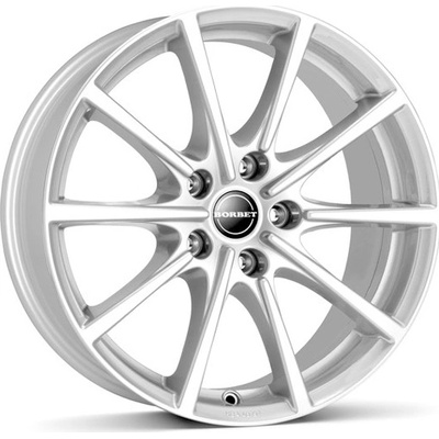 Borbet BL5 8x17 5x108 ET48 silver