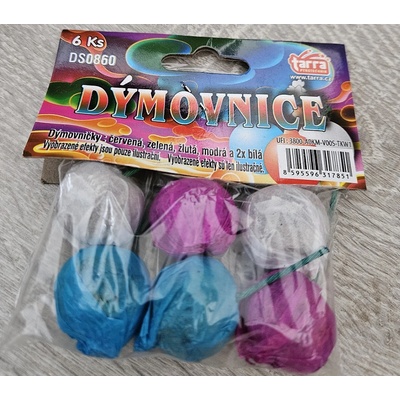 Farebné Dýmovničky 6 ks