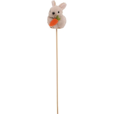 ZÁPICH ZAJAČIK SIVÝ TEXTIL 32CM