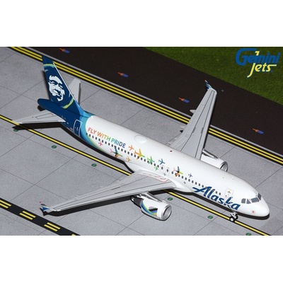 Gemini A320-214 Alaska Airlines Fly with Pride Colors 1:200