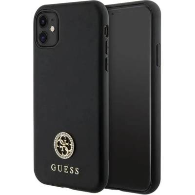 GUESS Калъф Guess Strass Metal Logo iPhone 11 / Xr 6.1" - черен (3666339150624)