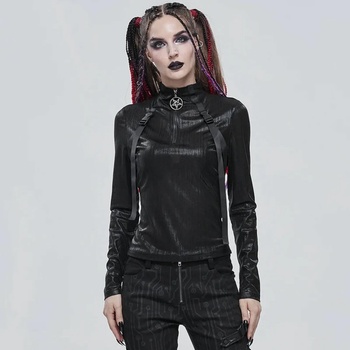 Image 1 of Devil fashion дамска блуза с дълъг ръкав devil fashion - tt179
