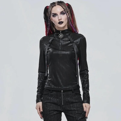 Devil fashion дамска блуза с дълъг ръкав devil fashion - tt179