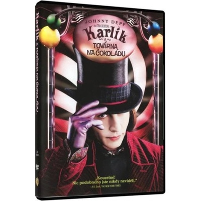 Karlík a továrna na čokoládu DVD